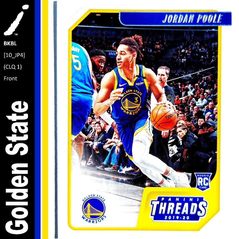 Golden State Warriors (Jordan Poole) - BKBL [10_JP4] - Rookie Card (RC)
